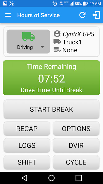 Run android online APK CyntrX ELD Pro from MyAndroid or emulate CyntrX ELD Pro using MyAndroid