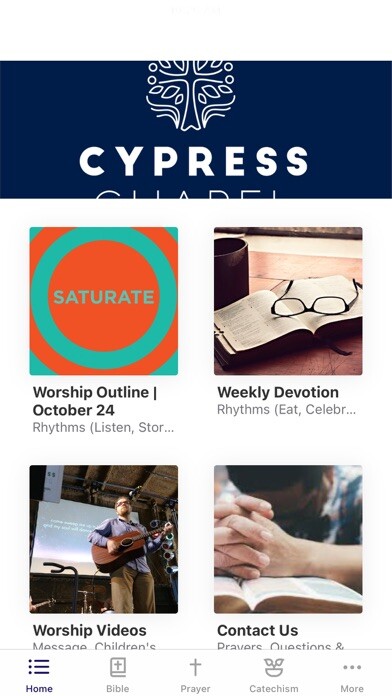 Emulate iPhone app Cypress Chapel using MyAndroid Emulate iPhone app Cypress Chapel using MyAndroid