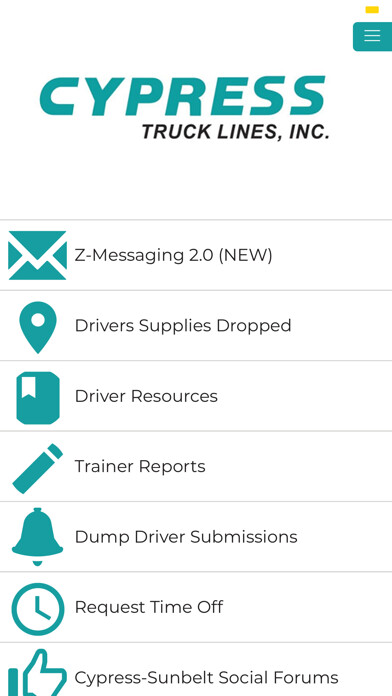 Emulate iPhone app Cypress Truck Lines using MyAndroid