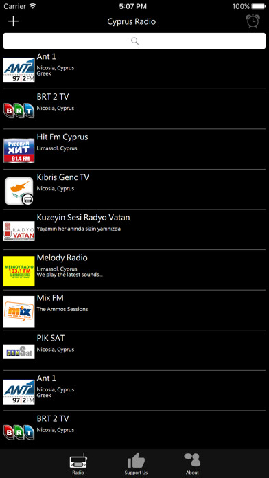 Emulate iPhone app Cypriot Radio using MyAndroid