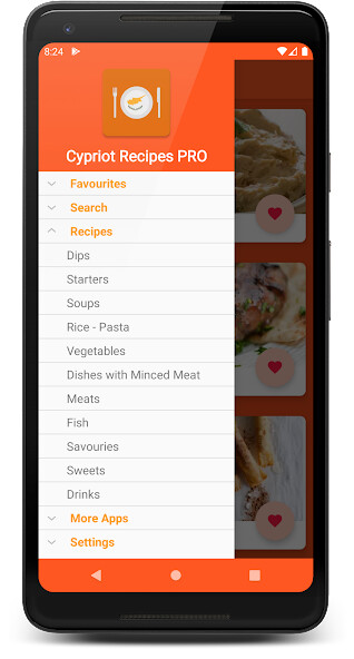 Run android online APK Cypriot Recipes from MyAndroid or emulate Cypriot Recipes using MyAndroid