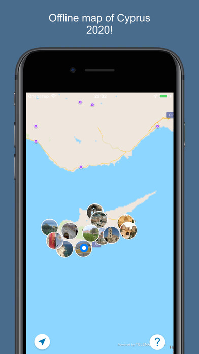 Emulate iPhone app Cyprus 2020 — offline map using MyAndroid Emulate iPhone app Cyprus 2020 — offline map using MyAndroid