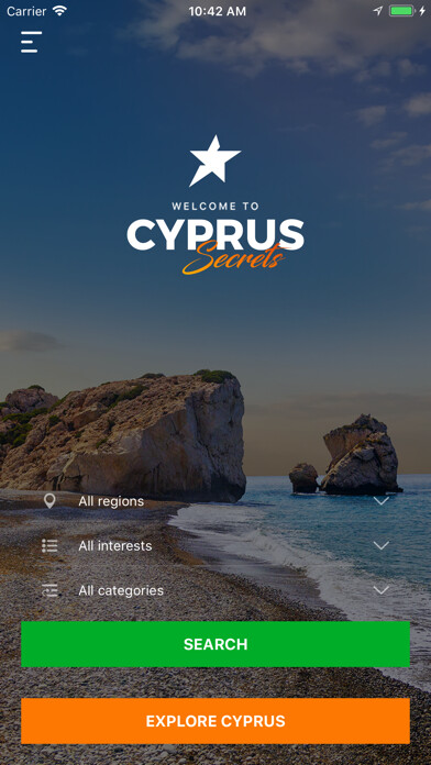 Emulate iPhone app Cyprus Secrets: Travel Guide using MyAndroid