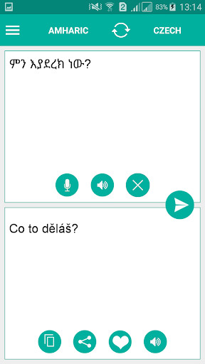 Run android online APK Czech Amharic Translator from MyAndroid or emulate Czech Amharic Translator using MyAndroid
