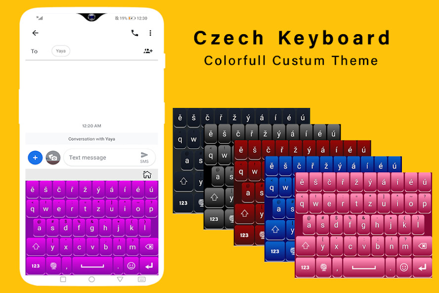 Run android online APK Czech Language Keyboard from MyAndroid or emulate Czech Language Keyboard using MyAndroid