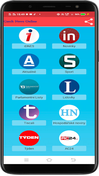 Run android online APK Czech News Online from MyAndroid or emulate Czech News Online using MyAndroid