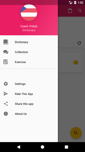 Emulate Android APK Czech-Polish Dictionary
