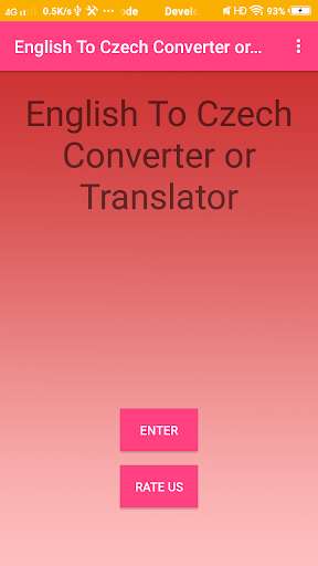 Run android online APK Czech To English Converter or Translator from MyAndroid or emulate Czech To English Converter or Translator using MyAndroid