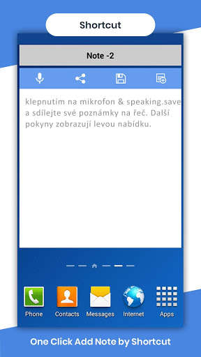 Run android online APK Czech Voicepad - Speech to Text from MyAndroid or emulate Czech Voicepad - Speech to Text using MyAndroid