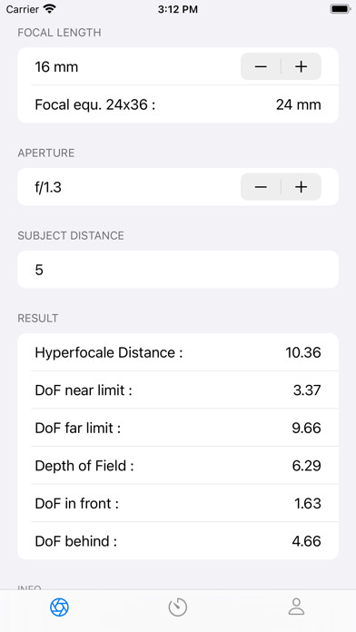 Emulate iPhone app D0F Calculator for APS-C Fuji using MyAndroid Emulate iPhone app D0F Calculator for APS-C Fuji using MyAndroid