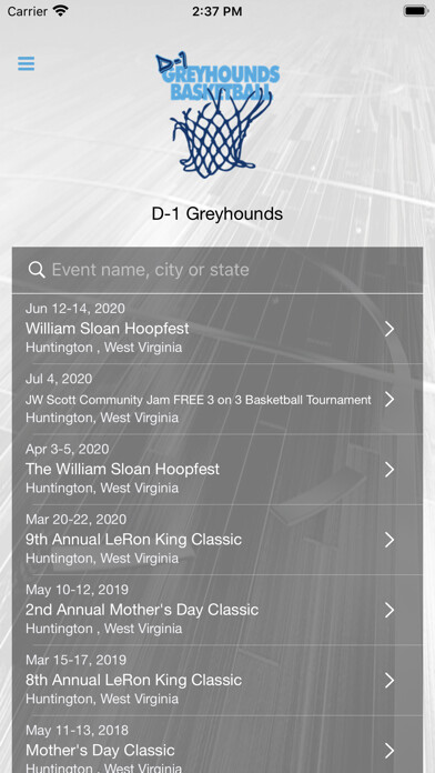 Emulate iPhone app D-1 Greyhounds using MyAndroid