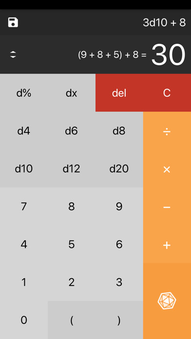 Emulate iPhone app d20 Calculator using MyAndroid Emulate iPhone app d20 Calculator using MyAndroid