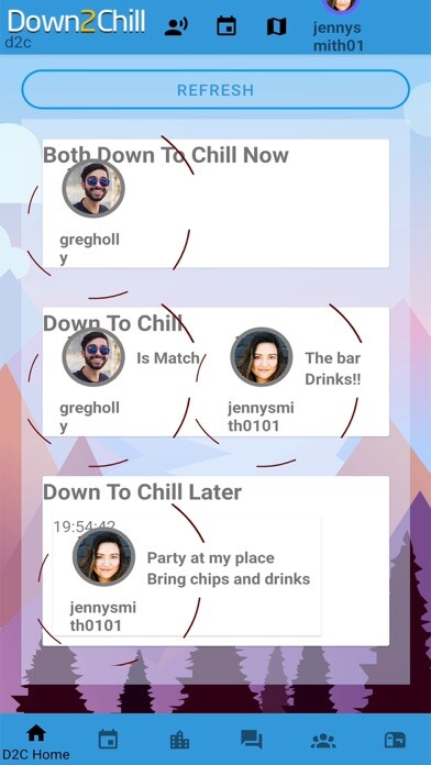 Emulate iPhone app D2C - Down 2 Chill using MyAndroid Emulate iPhone app D2C - Down 2 Chill using MyAndroid