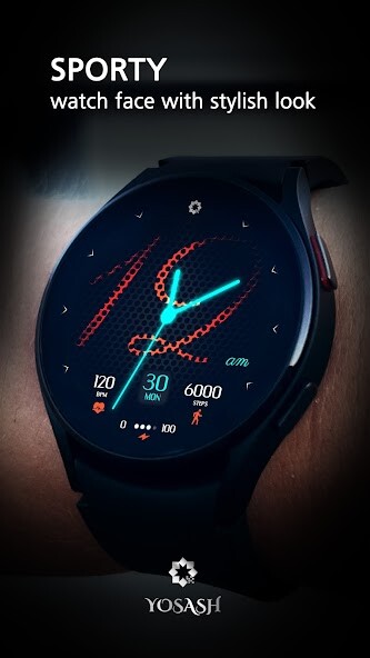 Run android online APK D340 Watch Face - YOSASH from MyAndroid or emulate D340 Watch Face - YOSASH using MyAndroid