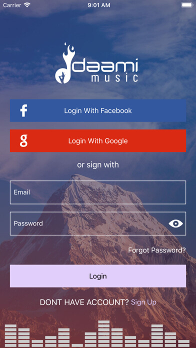 Emulate iPhone app Daami Music using MyAndroid Emulate iPhone app Daami Music using MyAndroid