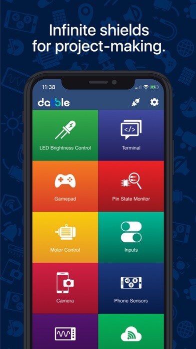 Emulate iPhone app Dabble - Bluetooth Controller using MyAndroid Emulate iPhone app Dabble - Bluetooth Controller using MyAndroid