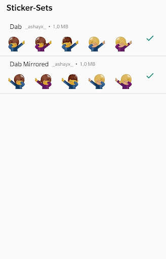 Run android online APK Dab Emoji for Whatsapp from MyAndroid or emulate Dab Emoji for Whatsapp using MyAndroid