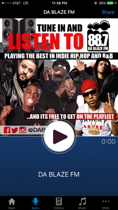 Emulate iPhone app Da Blaze FM using MyAndroid Emulate iPhone app Da Blaze FM using MyAndroid