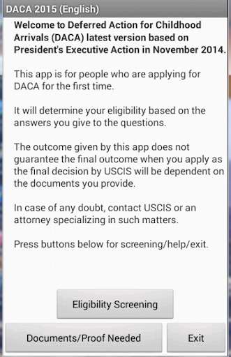 Run android online APK DACA - 2014/2015 (English) from MyAndroid or emulate DACA - 2014/2015 (English) using MyAndroid Run android online APK DACA - 2014/2015 (English) from MyAndroid or emulate DACA - 2014/2015 (English) using MyAndroid