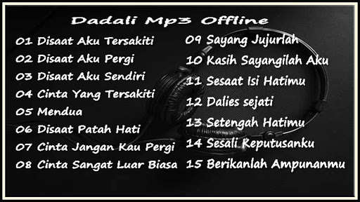 Run android online APK Dadali Lengkap Mp3 Offline Terbaru from MyAndroid or emulate Dadali Lengkap Mp3 Offline Terbaru using MyAndroid