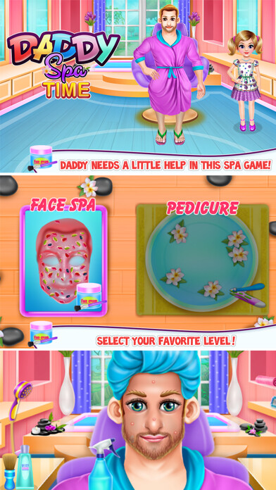 Emulate iPhone app Daddy Spa Time using MyAndroid