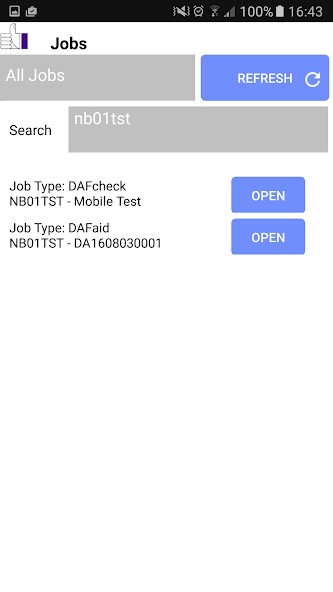Emulate Android APK DAFcheck Mobile