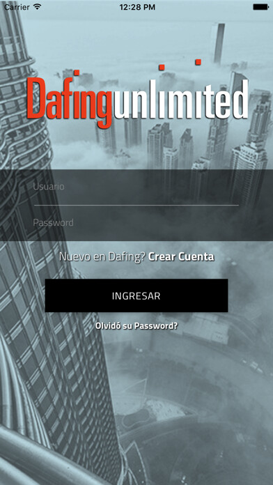 Emulate iPhone app Dafing Unlimited using MyAndroid