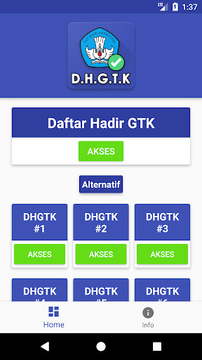 Run android online APK Daftar Hadir GTK (DHGTK) 2020 from MyAndroid or emulate Daftar Hadir GTK (DHGTK) 2020 using MyAndroid