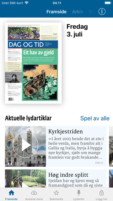 Emulate iPhone app DAG OG TID using MyAndroid Emulate iPhone app DAG OG TID using MyAndroid