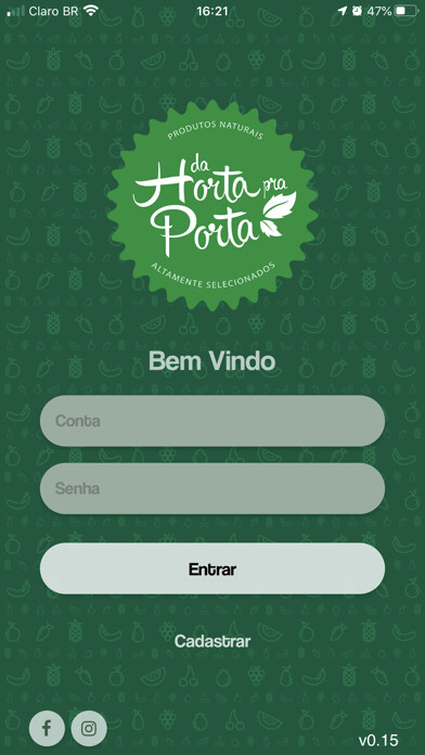 Emulate iPhone app Da Horta Pra Porta using MyAndroid Emulate iPhone app Da Horta Pra Porta using MyAndroid