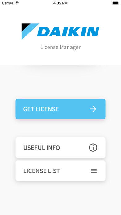 Emulate iPhone app Daikin License Manager using MyAndroid