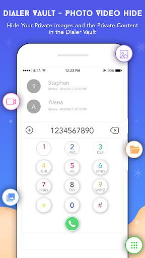 Run android online APK Dailer Lock - Hide Pictures And Videos from MyAndroid or emulate Dailer Lock - Hide Pictures And Videos using MyAndroid