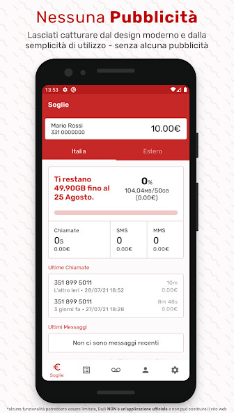 Run android online APK Daili: Consumi e Widget from MyAndroid or emulate Daili: Consumi e Widget using MyAndroid