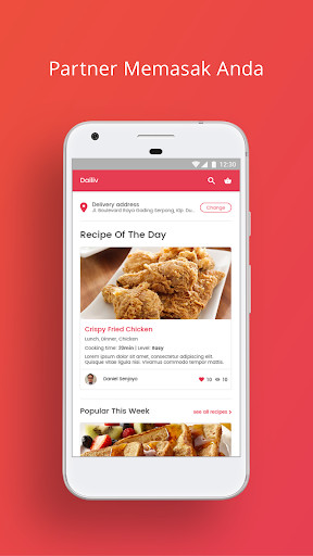 Run android online APK Dailiv: Grocery Shopping & Cooking Inspiration from MyAndroid or emulate Dailiv: Grocery Shopping & Cooking Inspiration using MyAndroid