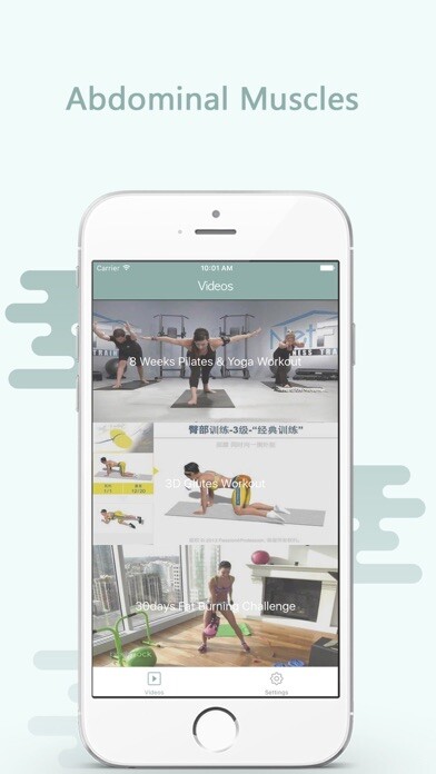Emulate iPhone app Daily Abdomen Personal Trainer-for strong muscle using MyAndroid