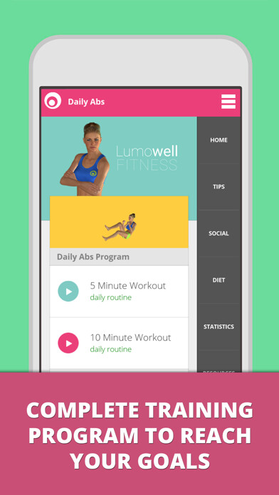 Emulate iPhone app Daily ABS Fitness Workouts using MyAndroid Emulate iPhone app Daily ABS Fitness Workouts using MyAndroid