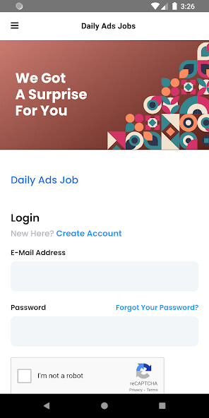 Run android online APK Daily Ads Jobs from MyAndroid or emulate Daily Ads Jobs using MyAndroid