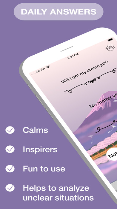 Emulate iPhone app Daily Answers Journal using MyAndroid