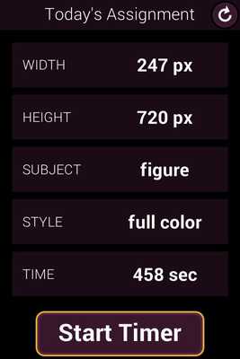 Emulate Android APK Daily Art Timer