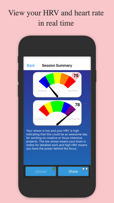 Emulate iPhone app DailyBeat HRV using MyAndroid
