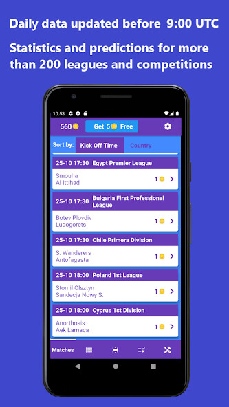 Run android online APK Daily Bets Betting Tips -Stats from MyAndroid or emulate Daily Bets Betting Tips -Stats using MyAndroid