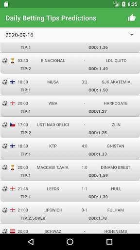Run android online APK Daily Betting Tips Predictions from MyAndroid or emulate Daily Betting Tips Predictions using MyAndroid