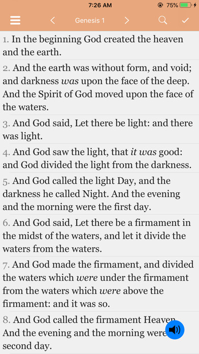 Emulate iPhone app Daily Bible Devotion · using MyAndroid