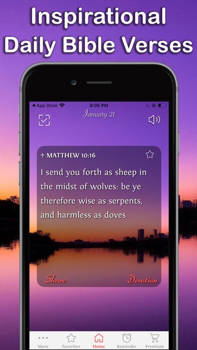 Emulate iPhone app Daily Bible Inspirations Verse using MyAndroid Emulate iPhone app Daily Bible Inspirations Verse using MyAndroid