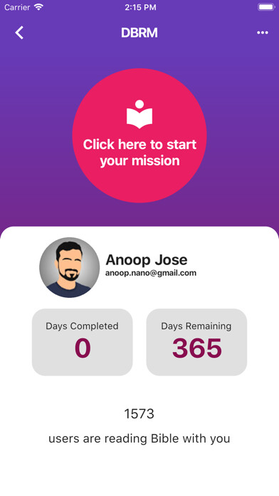 Emulate iPhone app Daily Bible Reading Mission using MyAndroid Emulate iPhone app Daily Bible Reading Mission using MyAndroid