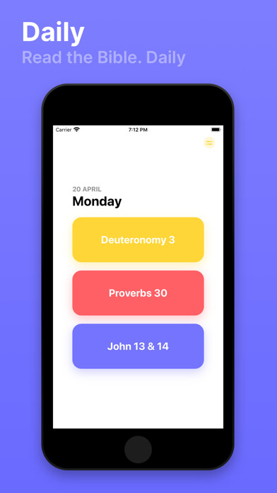 Emulate iPhone app Daily: Bible Reading using MyAndroid Emulate iPhone app Daily: Bible Reading using MyAndroid