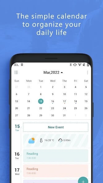 Emulate Android APK DailyCalendar