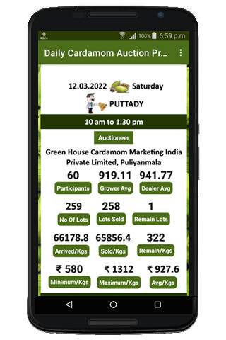 Run android online APK Daily Cardamom Auction Prices from MyAndroid or emulate Daily Cardamom Auction Prices using MyAndroid Run android online APK Daily Cardamom Auction Prices from MyAndroid or emulate Daily Cardamom Auction Prices using MyAndroid