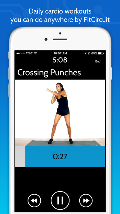 Emulate iPhone app Daily Cardio Workout Trainer by FitCircuit using MyAndroid Emulate iPhone app Daily Cardio Workout Trainer by FitCircuit using MyAndroid
