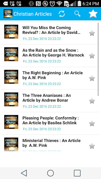 Run android online APK Daily Christian Articles from MyAndroid or emulate Daily Christian Articles using MyAndroid
